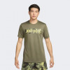 Nike Оливкова чоловіча футболка  M NK DF TEE RLGD CAMO FZ8040-222 XXL оливковий - зображення 1