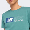 New Balance Бірюзова чоловіча футболка  Tee Heathertech Gr 2 nblMT43072NUS M бірюзовий - зображення 5