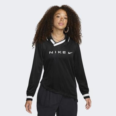 Nike Чорна жіноча футболка  W NSW CLLCTN DF JQRD LSJSY OTG FV7538-010 S чорний - зображення 1