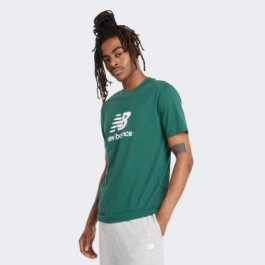   New Balance Зелена чоловіча футболка  Tee Essentials Logo nblMT41502NWG XXL зелений