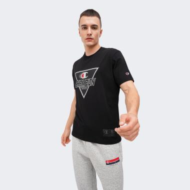 Champion Чорна чоловіча футболка  crewneck t-shirt cha220366-NBK L чорний - зображення 1