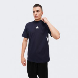   Adidas Темно-синя чоловіча футболка  M FI 3S REG T IY7733 XXL темно-синій