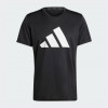 Adidas Чорна чоловіча футболка  RUN IT TEE IL7235 M чорний - зображення 6