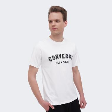 Converse Біла чоловіча футболка  STANDARD FIT ALL STAR SINGLE SCREEN PRINT TEE con10024566-113 XL білий - зображення 1