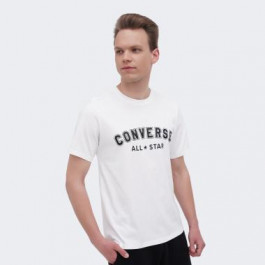   Converse Біла чоловіча футболка  STANDARD FIT ALL STAR SINGLE SCREEN PRINT TEE con10024566-113 XL білий