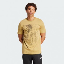   Adidas Бежева чоловіча футболка  MESSI G T IW0177 XL бежевий