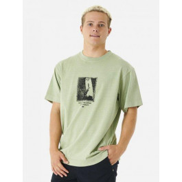   Rip Curl Футболка  Quality Surf Products Core Tee 041MTE-3396 S Серо-зеленая (9359082286316)