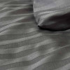 SoundSleep Комплект постільної білизни Stripe Sense Graphite сатин-страйп  графіт Сімейний комплект (94186079) - зображення 5