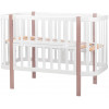 Babyroom Місяць 120x60 набір 80x60 білий/капучіно (680870) - зображення 1