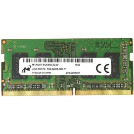   Micron 4 GB SO-DIMM DDR4 2400 MHz (MTA4ATF51264HZ-2G3B1)