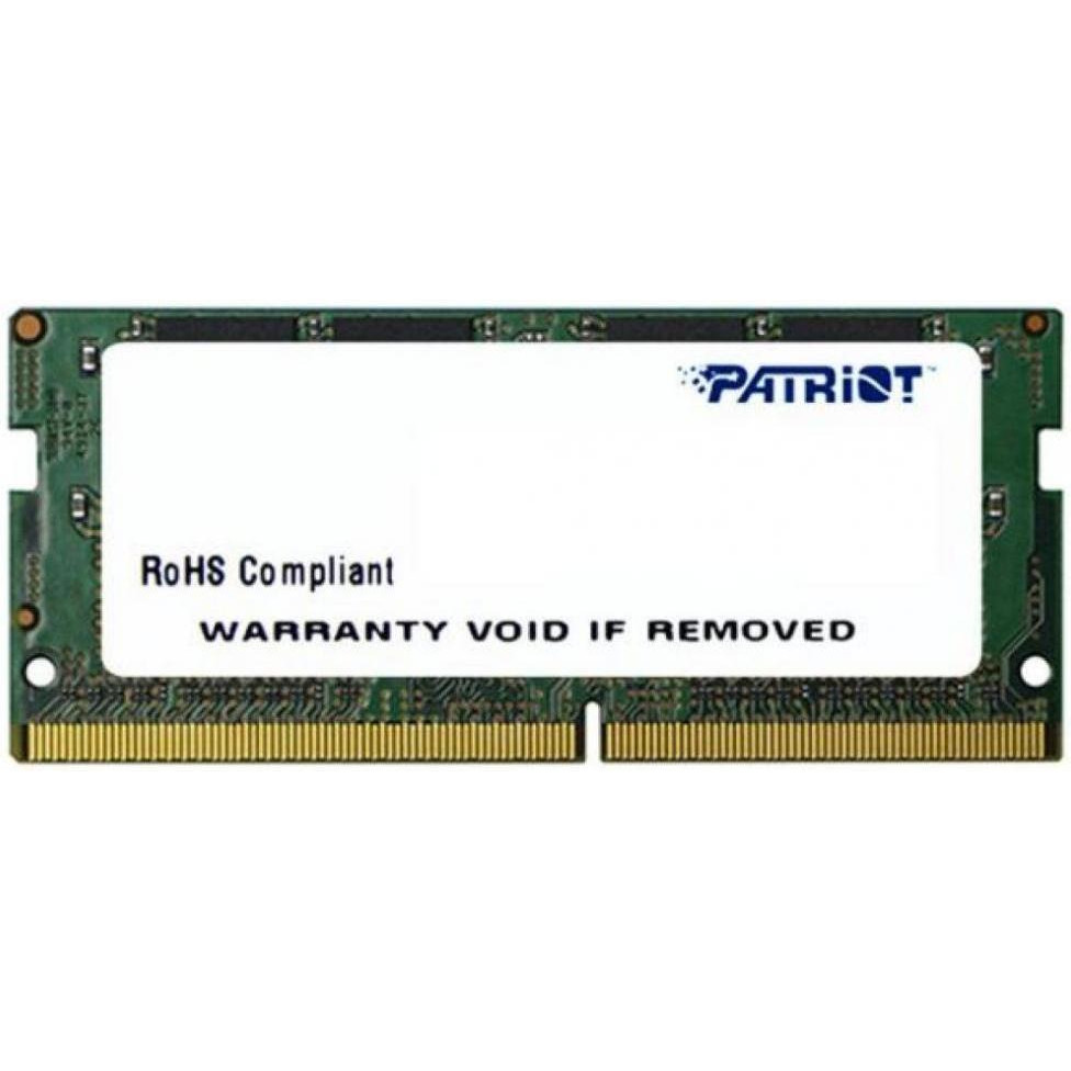 PATRIOT 4 GB SO-DIMM DDR4 2400 MHz (PSD44G240082S) - зображення 1