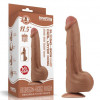 LoveToy Sliding-Skin Dual Layer Dong 11.5" Brown (6452LVTOY938) - зображення 1