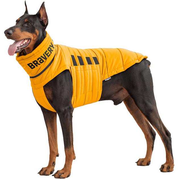 Noble Pet Пуховик  Bobby Yellow х Bravery 2XL (00002876) - зображення 1