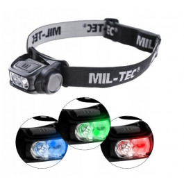   Mil-Tec Led 4 Colour Black - 65 Lm (15170102)