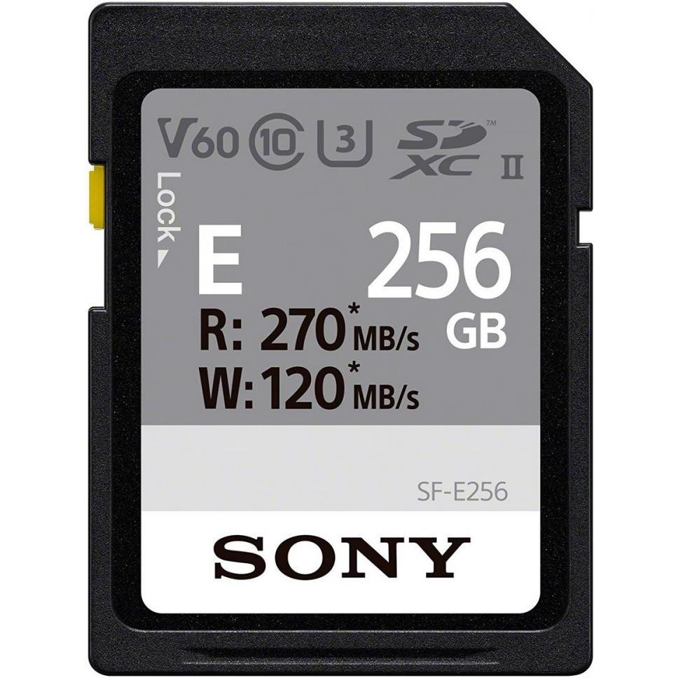 Sony 256 GB SDXC UHS-II U3 V60 SFE256.ET4 - зображення 1