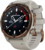 Garmin Descen Mk3i – 43 mm Bronze PVD Titanium with French Gray Silicone Band (010-02753-13/14) - зображення 1