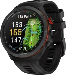   Garmin Approach S70 47mm B. Ceramic Bezel w. Black S. Band (010-02746-02/12)