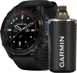   Garmin Descent Mk3i 51mm Gray DLC Titanium Black Silicone B. Descent T2 Transceiver (BNDL-DMK3-51CGDT2)