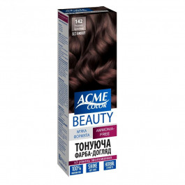   Acme color Гель-фарба  Color Beauty № 142 Чорний шоколад 69 г (4820000300155)