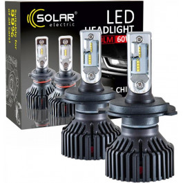   Solar H4 6000K 8000Lm 12/24V 8304