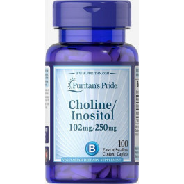   Puritan's Pride Choline Bitartrate Inositol 100 Caplets