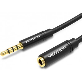   Vention mini-jack 3.5 мм 2м Black (BHBBH)