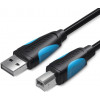 Vention USB Type-A to USB Type-B 5m Black (VAS-A16-B500) - зображення 1