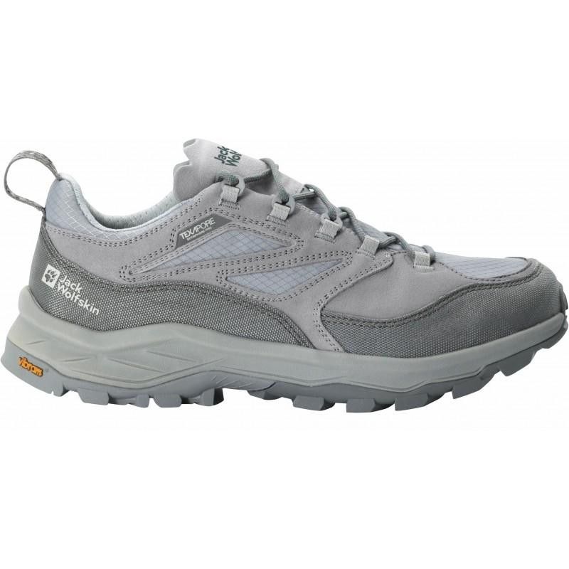 Jack Wolfskin Напівчеревики трекінгові cyrox texapore low m (4064281_6301) 10.5 Сірий - зображення 1