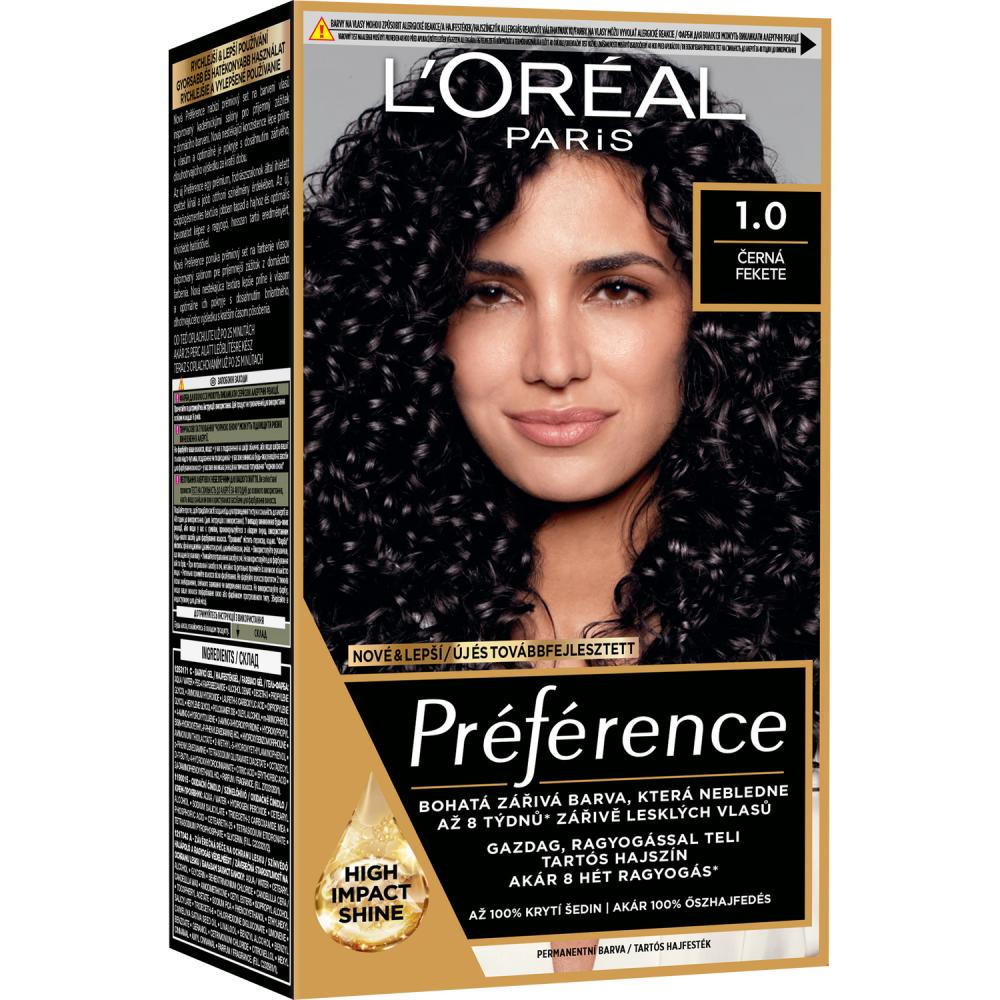 L'Oreal Paris Краска для волос L’ Recital Preference 1.0 Неаполь черный (3600521916551) - зображення 1