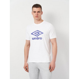   UMBRO Футболка бавовняна чоловіча  Large Logo Tee 66413U-13V M Біла (5063178020763)