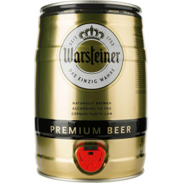   Warsteiner Пиво  Преміум, світле, 4,8%, 5 л (3039) (4000856003107)