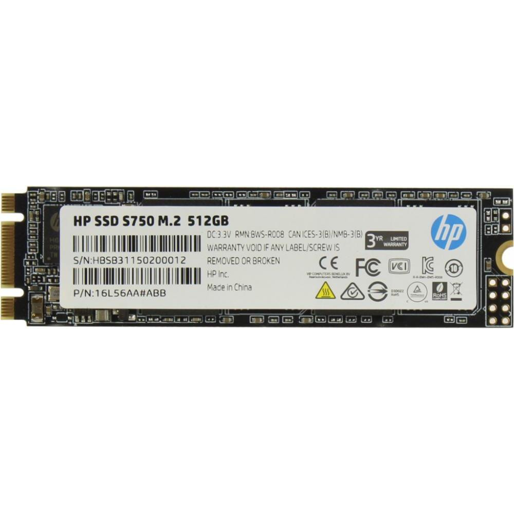 HP S750 M.2 256 GB (16L55AA) - зображення 1