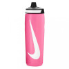 Nike Refuel Bottle 24 OZ 709 мл Pink/Black/White (N.100.7666.634.24) - зображення 1