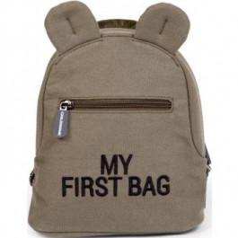   Childhome My First Bag Canvas Khaki дитячий рюкзак 23 x 7 x 23 cm 1 кс