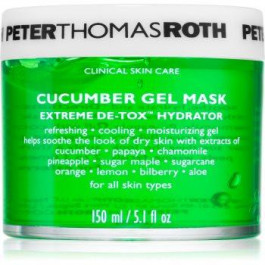   Peter Thomas Roth Cucumber De-Tox зволожуюча гелева маска для обличчя та шкіри навколо очей 150 мл