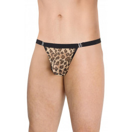   SoftLine Труси-стрінги чоловічі Mens Thongs 4528, великі леопардові (5906340736775)