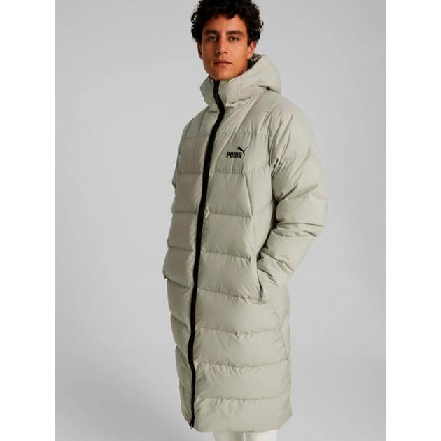 PUMA Пуховик чоловічий  Long Down Coat 84931768 XL Pebble Gray (4064537785522) - зображення 1