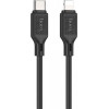 Hoco X90 Cool silicone USB Type-C to Lightning 1m Black (6931474788382) - зображення 1