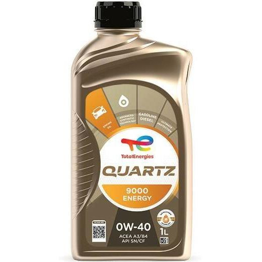 Total Quartz 9000 Energy 0W-40 1л - зображення 1