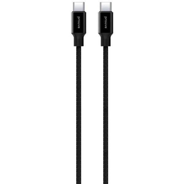 Proove Light Weft USB Type-C to USB Type-C 60W 1m Black (CCLW60002201) - зображення 1