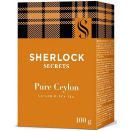   Sherlock Secrets Чай чорний  Pure Ceylon, 100 г (4823118600711)