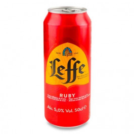   Leffe Пиво  Ruby з/б, 0,5 л (5410228213451)