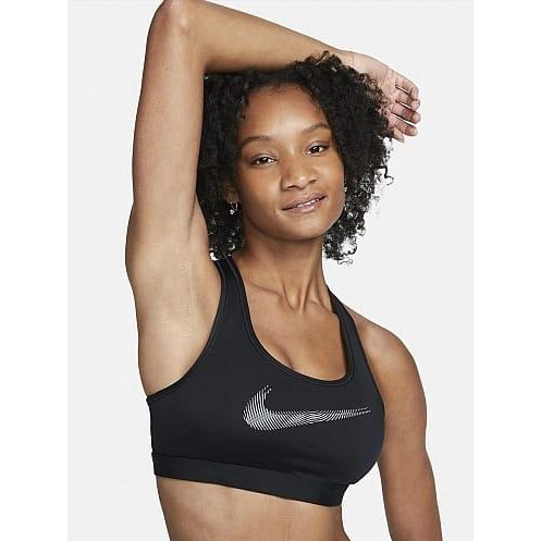 Nike Спортивный топ  Bra FB4124-010 S Black/Black/Cool Grey (196608864547) - зображення 1