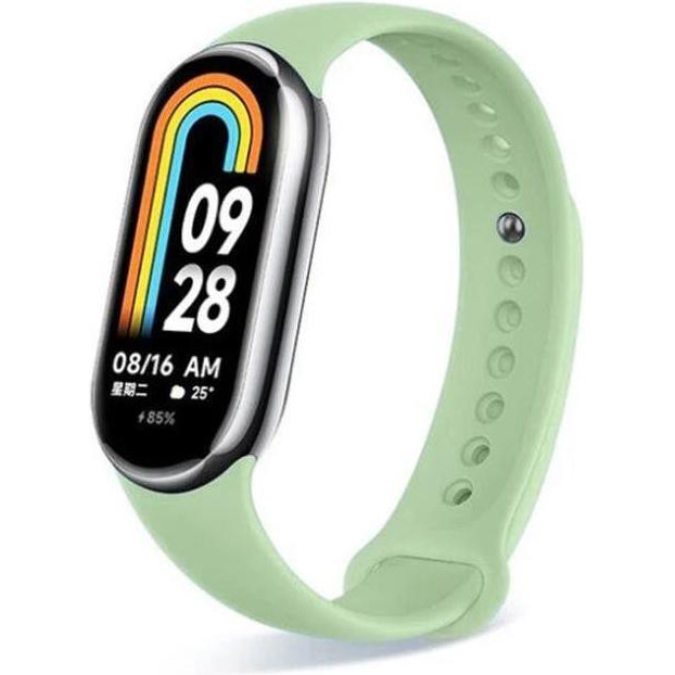 BeCover Силіконовий ремінець  для Xiaomi Mi Smart Band 8 Light Green (709404) - зображення 1