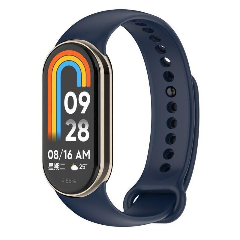 BeCover Силіконовий ремінець  для Xiaomi Mi Smart Band 8 Deep Blue (709383) - зображення 1