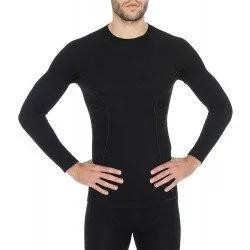   Brubeck Active Wool LS12820-LE11710 XXL, Black