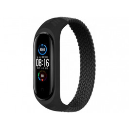   BeCover Ремешок Elastic Nylon Style  для Xiaomi Mi Smart Band 5 / Mi Smart Band 6 (Size M) Black (706156)