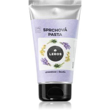 Leros Shower paste lavender & sage бальзам для душа зі зволожуючим ефектом 130 мл - зображення 1