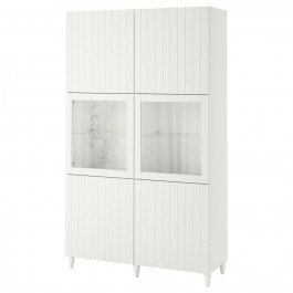 IKEA BESTA Книжкова шафа біле 120x42x202 (393.849.50)