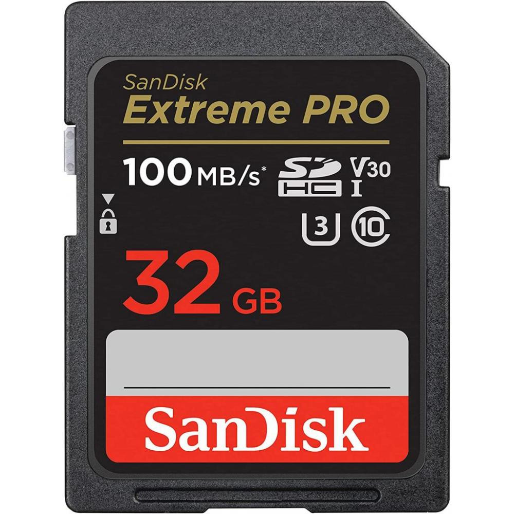 SanDisk 32 GB SDHC UHS-I U3 V30 Extreme PRO ( SDSDXXO-032G-GN4IN) - зображення 1